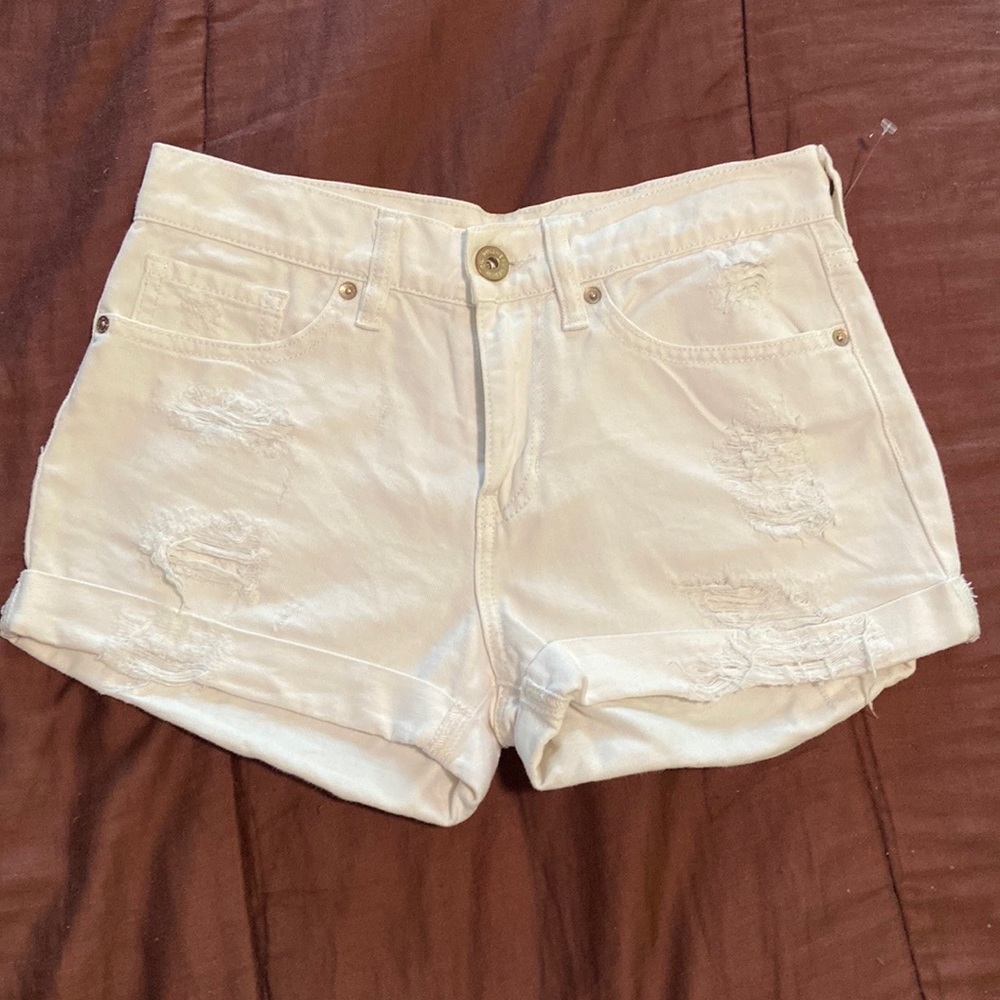 Distressed Denim Shorts by Bullhead Brand. EUC!